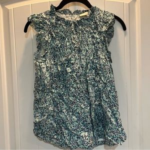 Petite Loft Floral Blouse